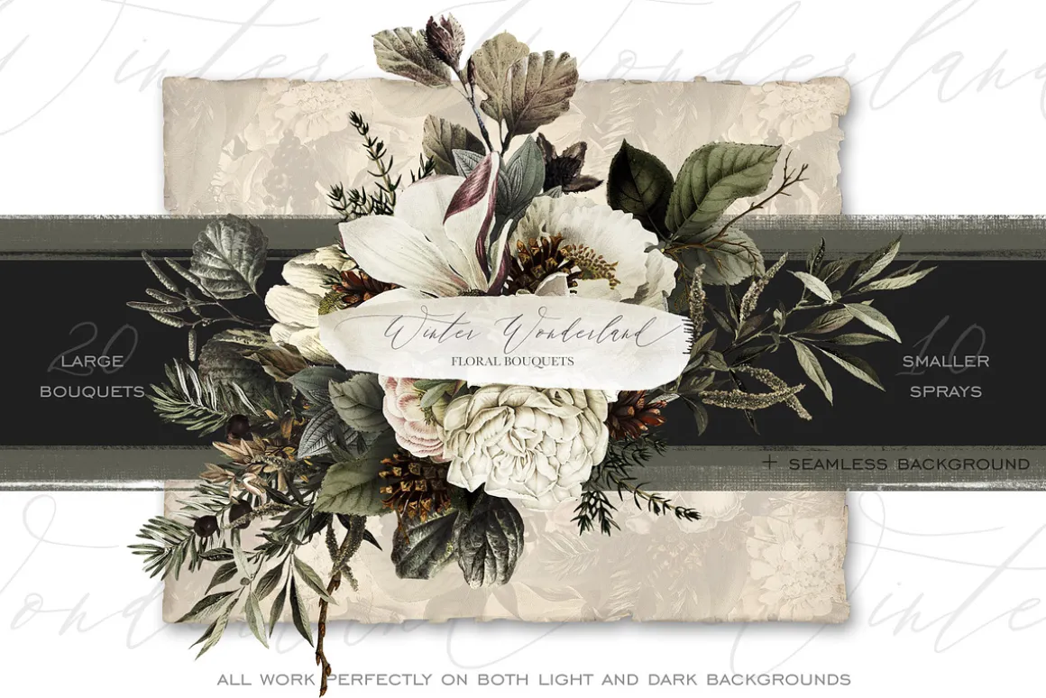 Winter Wonderland Floral Bouquets