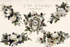 Winter Wonderland Floral Bouquets