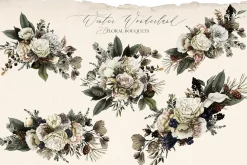 Winter Wonderland Floral Bouquets