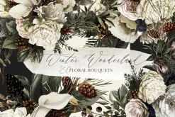 Winter Wonderland Floral Bouquets