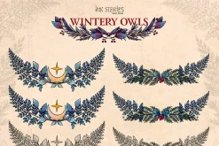 Wintery Owls