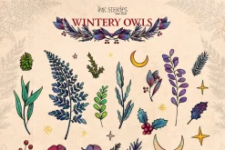Wintery Owls
