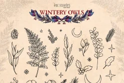 Wintery Owls