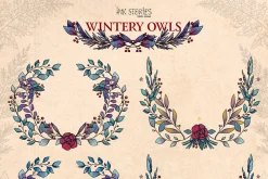 Wintery Owls