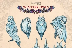 Wintery Owls