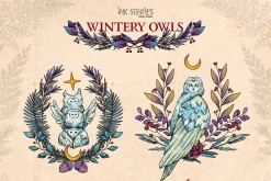 Wintery Owls