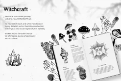 Witchcraft vector set of 200