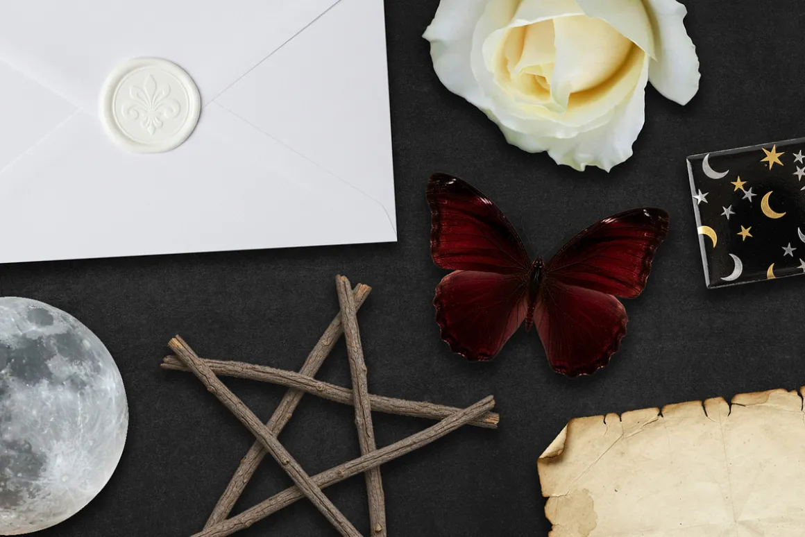 Witch's Magic Drawer Collage Kit