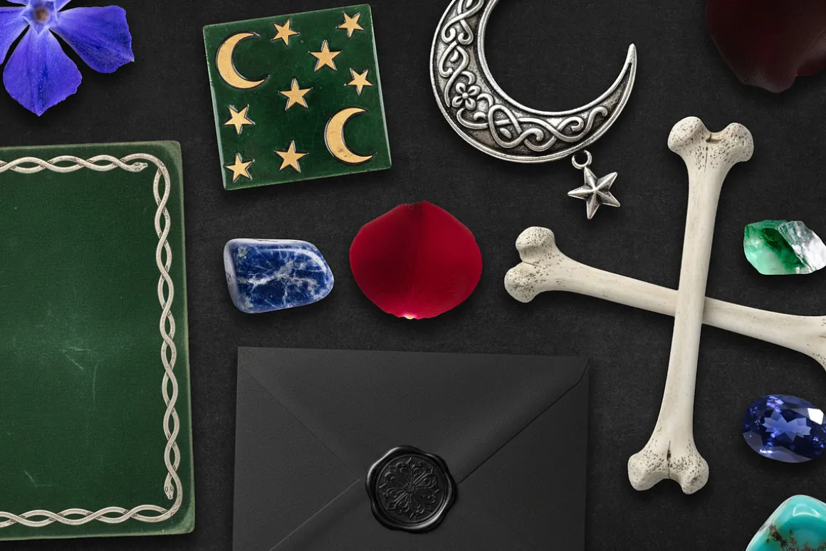 Witch's Magic Drawer Collage Kit