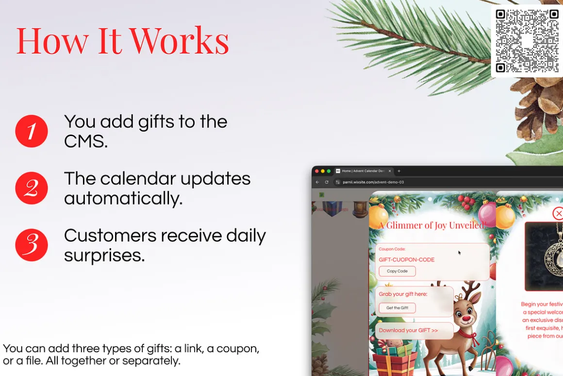Wix Advent Calendar: Lead Funnel