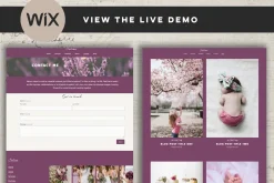 Wix Photography Website Template