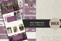 Wix Photography Website Template