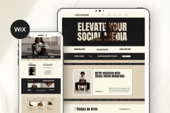 Wix Website Template Small Business