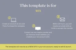 Wix beauty website template