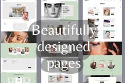 Wix beauty website template