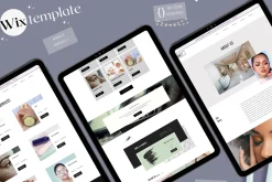 Wix beauty website template