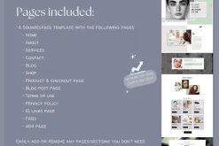 Wix beauty website template