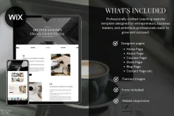 Wix Coaching Website Template