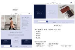 Wix Ecommerce Website Template | MOD