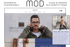 Wix Ecommerce Website Template | MOD