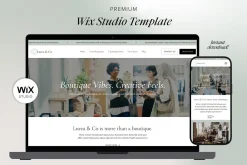 Wix Studio Template Boutique/Events