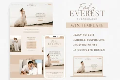 Wix Template Photography Website