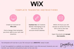 Wix Template Photography Website