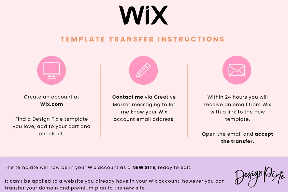 Wix Template Photography Website