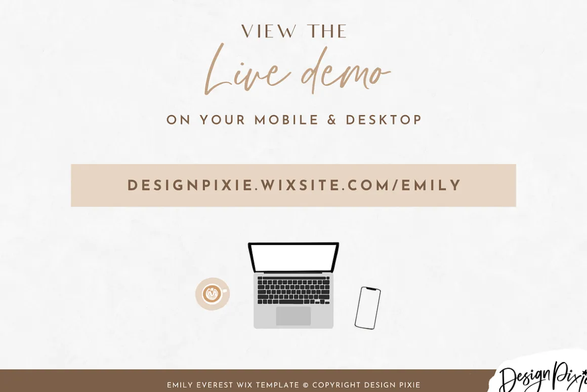Wix Template Photography Website