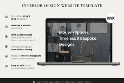 Wix Website for Interior Designers