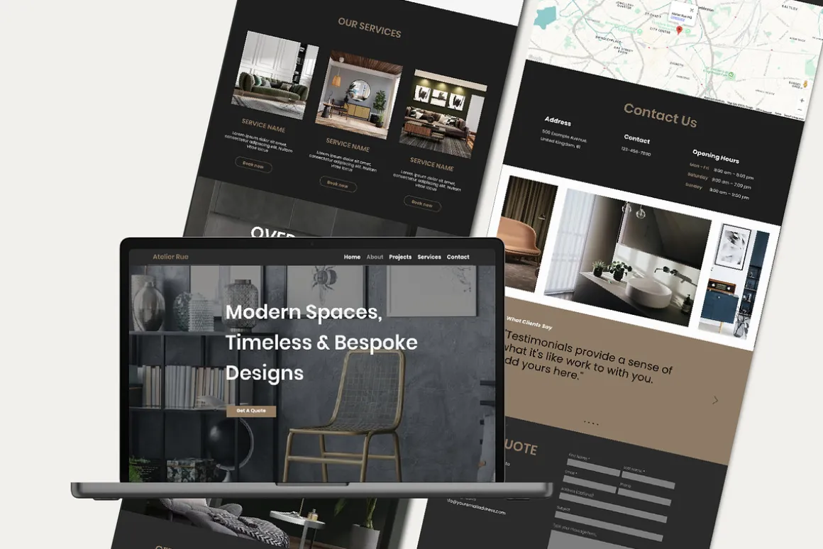 Wix Website for Interior Designers