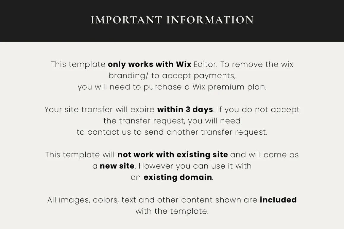 Wix Website for Interior Designers