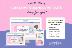 Wix Website Template | Cute Creative