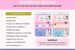 Wix Website Template | Cute Creative