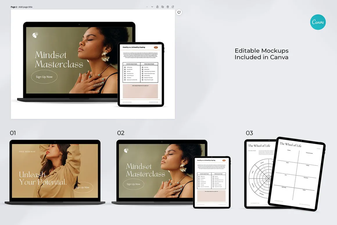 WIX Website Template For Coaches