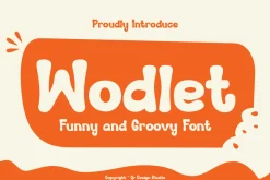 Wodlet - Funny Groovy Font