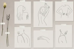 Woman Line Art Collection