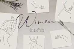 Woman Line Art Collection
