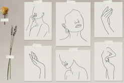 Woman Line Art Collection