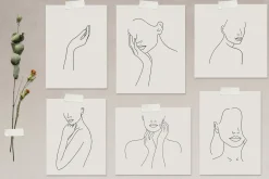 Woman Line Art Collection