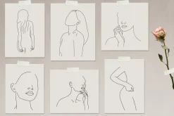 Woman Line Art Collection