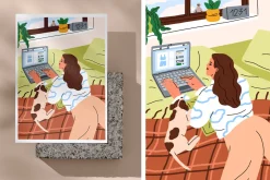 Women relax with laptop in bed set