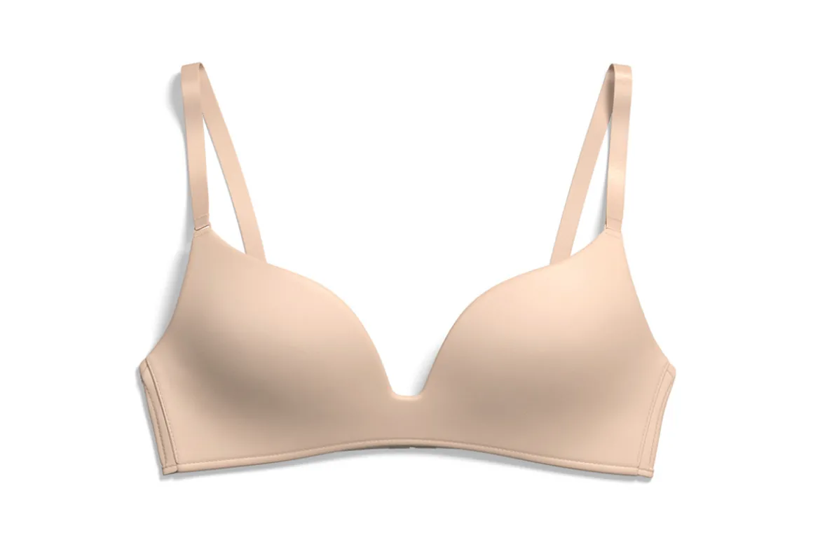 Women's Beige Pink Bra 3D Model
