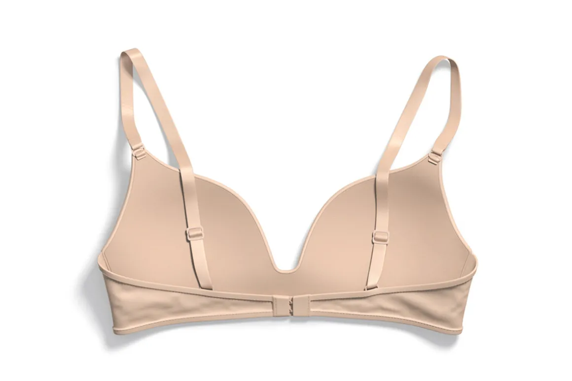 Women's Beige Pink Bra 3D Model