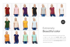 Women T-Shirt Mock-ups Set FREE DEMO