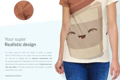 Women T-Shirt Mock-ups Set FREE DEMO