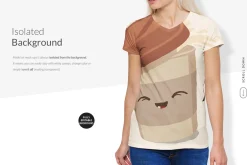 Women T-Shirt Mock-ups Set FREE DEMO