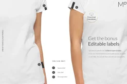 Women T-Shirt Mock-ups Set FREE DEMO