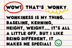 Wonky Font! A Clean & Blocky Font