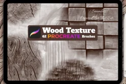 Wood texture for PROCREATE